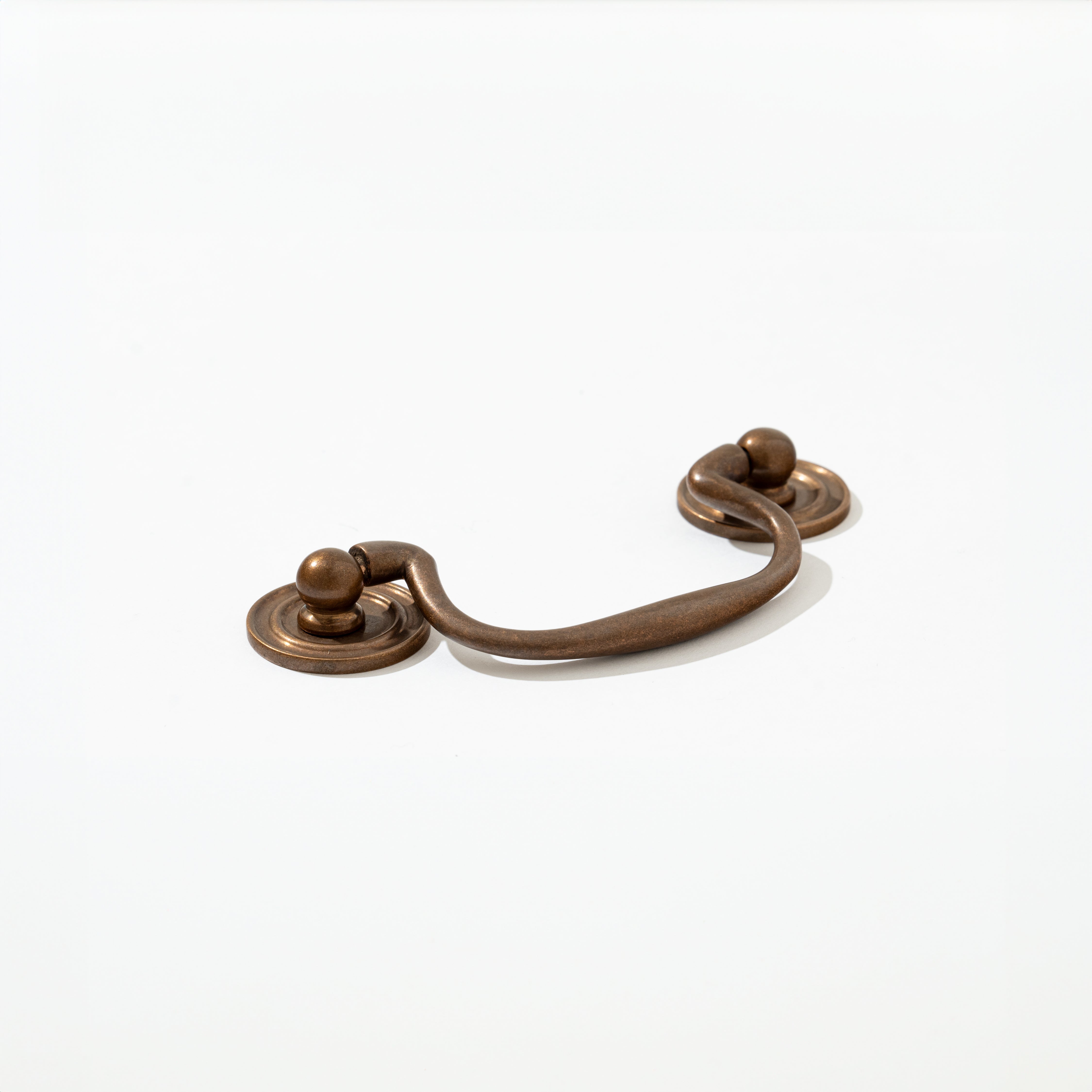Pembroke 3.86 inches center to center Bail Drop Cabinet Pull Solid ...