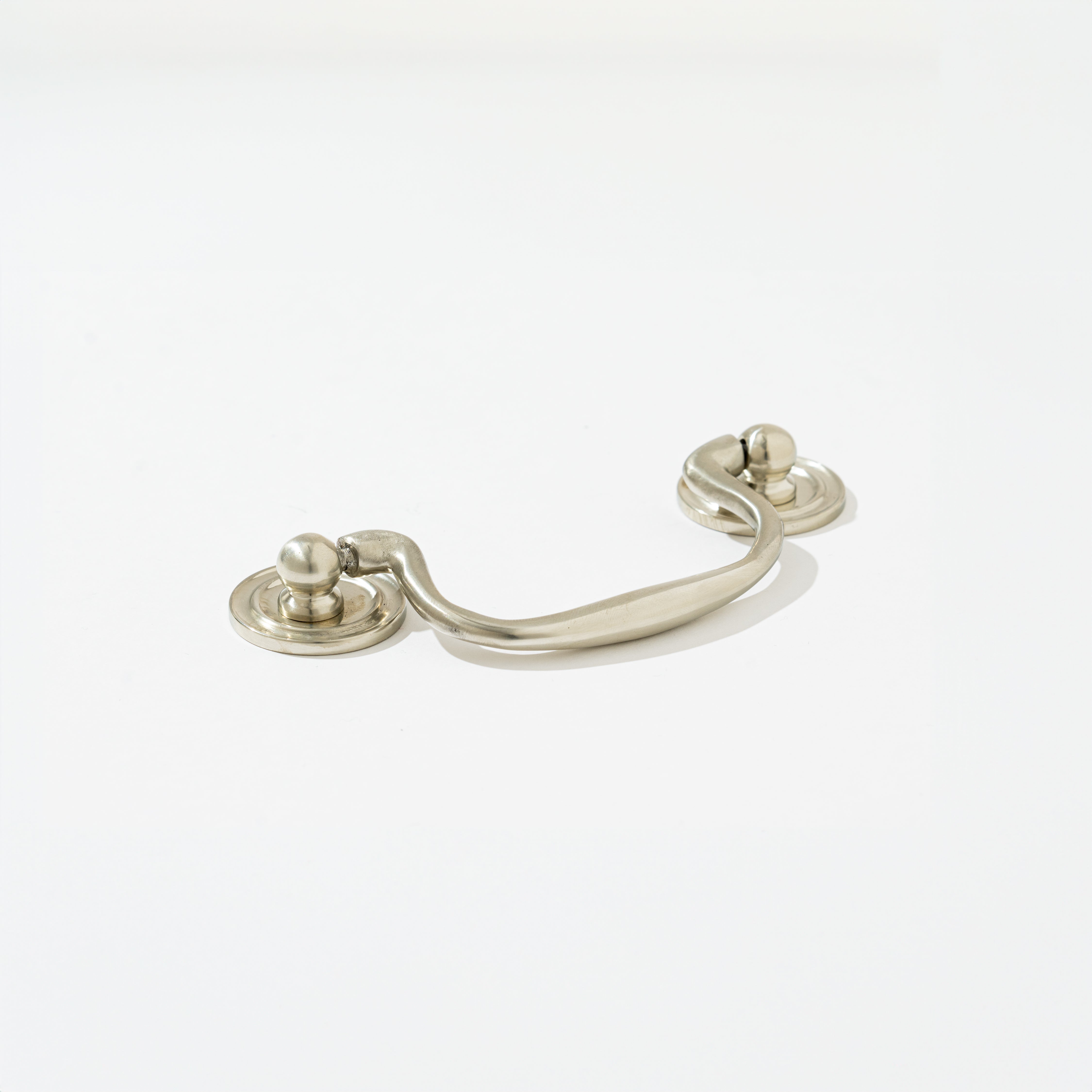 Pembroke 3.86 inches center to center Bail Drop Cabinet Pull Solid ...