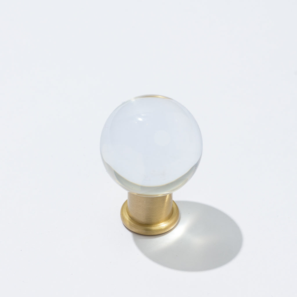The Edit Round Ball Lucite Knob