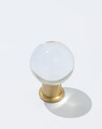 The Edit Round Ball Lucite Knob
