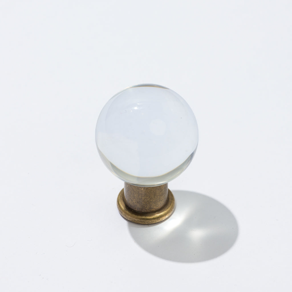 The Edit Round Ball Lucite Knob