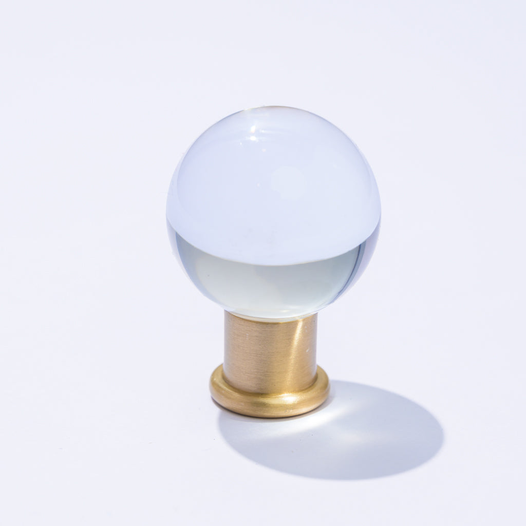 The Edit Round Ball Lucite Knob