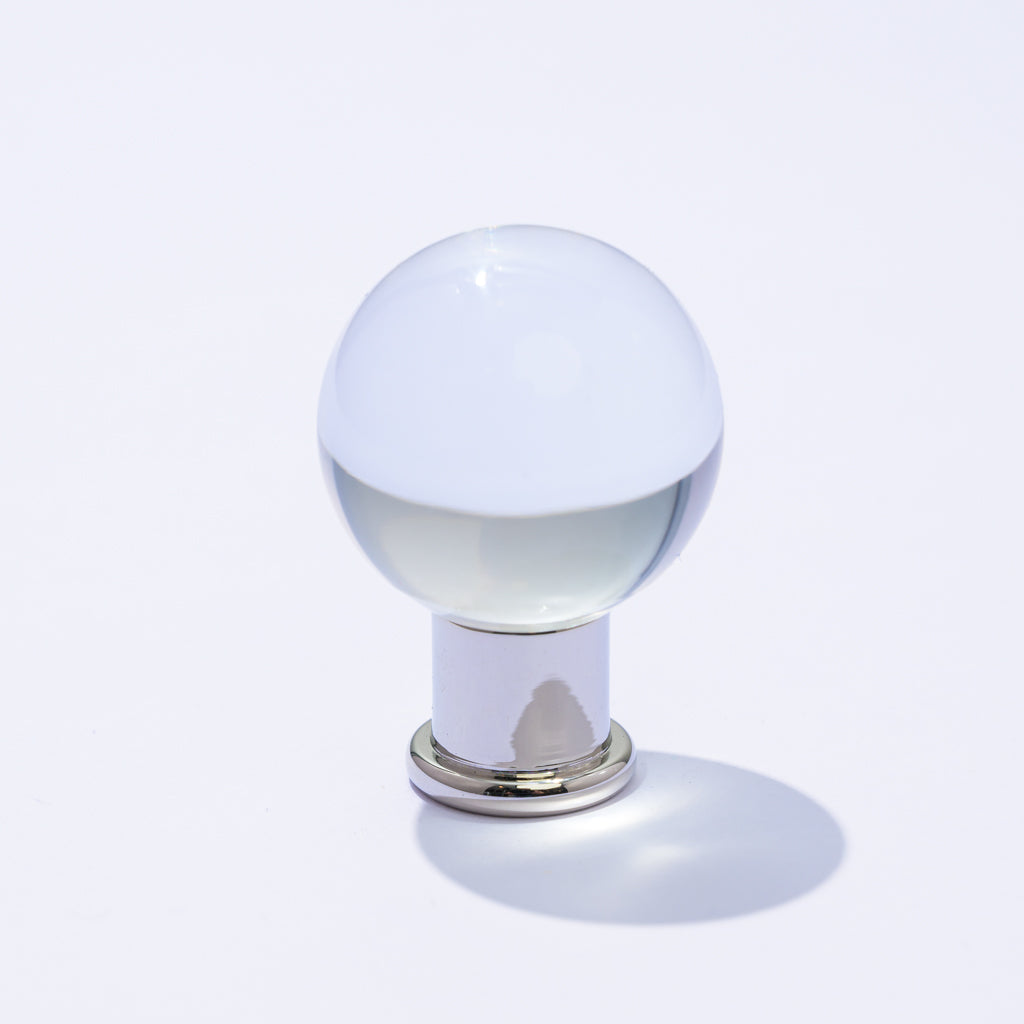 The Edit Round Ball Lucite Knob