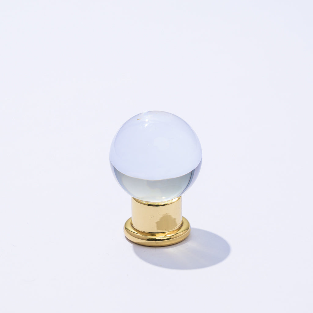 The Edit Round Ball Lucite Knob