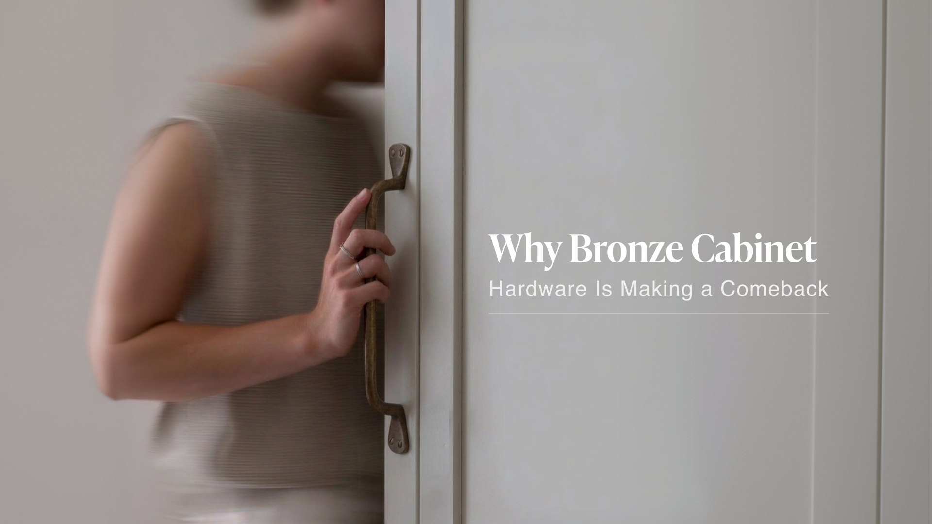 Why Is Bronze Cabinet Hardware Making a Comeback in Interior Design?