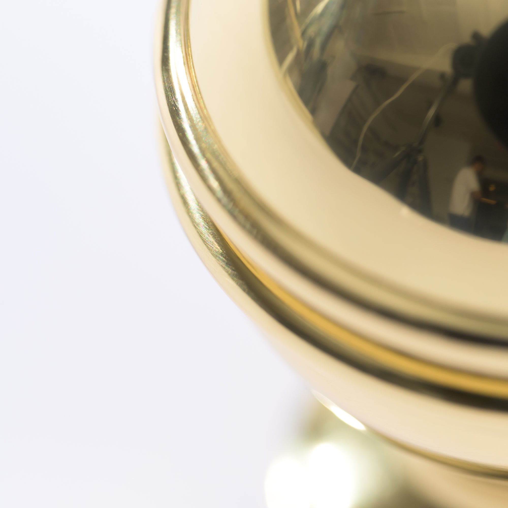 Bute Bamboo Brass Round Knob