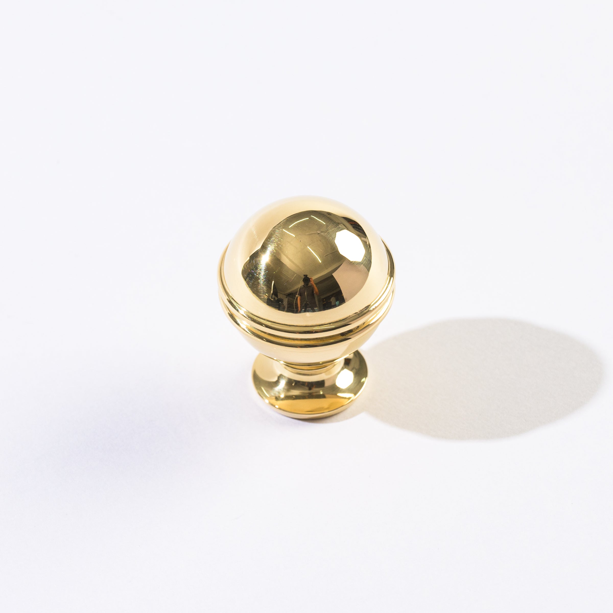 Bute Bamboo Brass 1 1/4 inch Round Knob