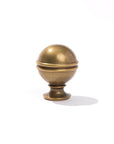 Bute Bamboo Brass Round Knob