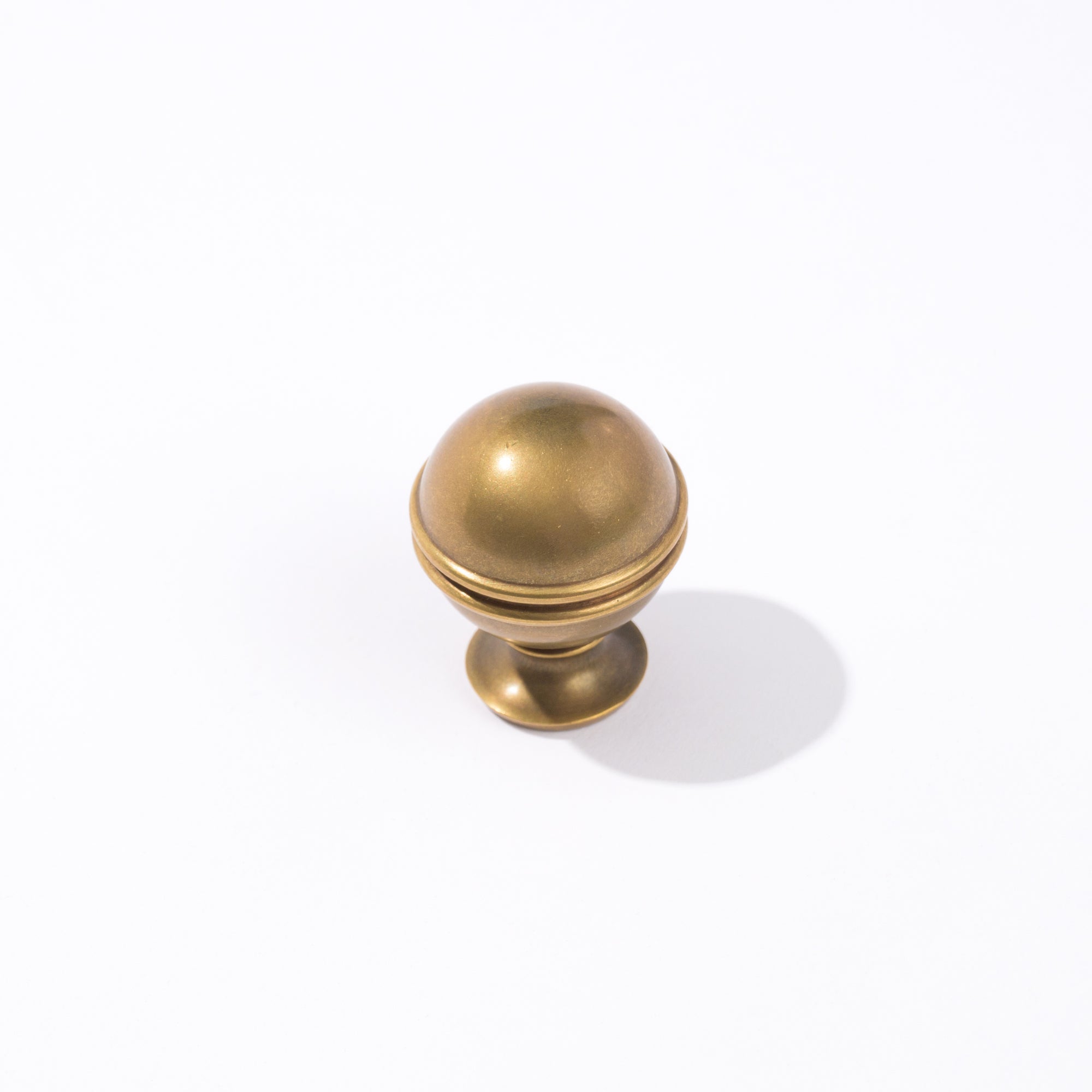 Bute Bamboo Brass Round Knob