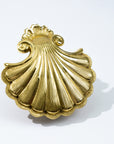 Decorative Door Knocker Shell shape in polished brass finish