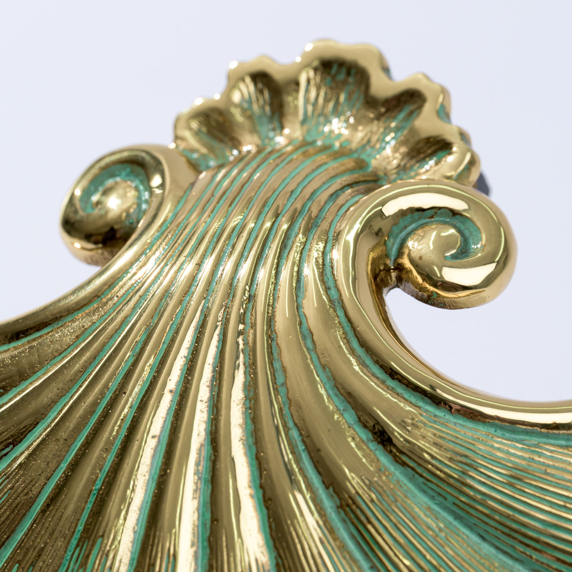 Tidewater Shell Door Knocker Hand Chiseled