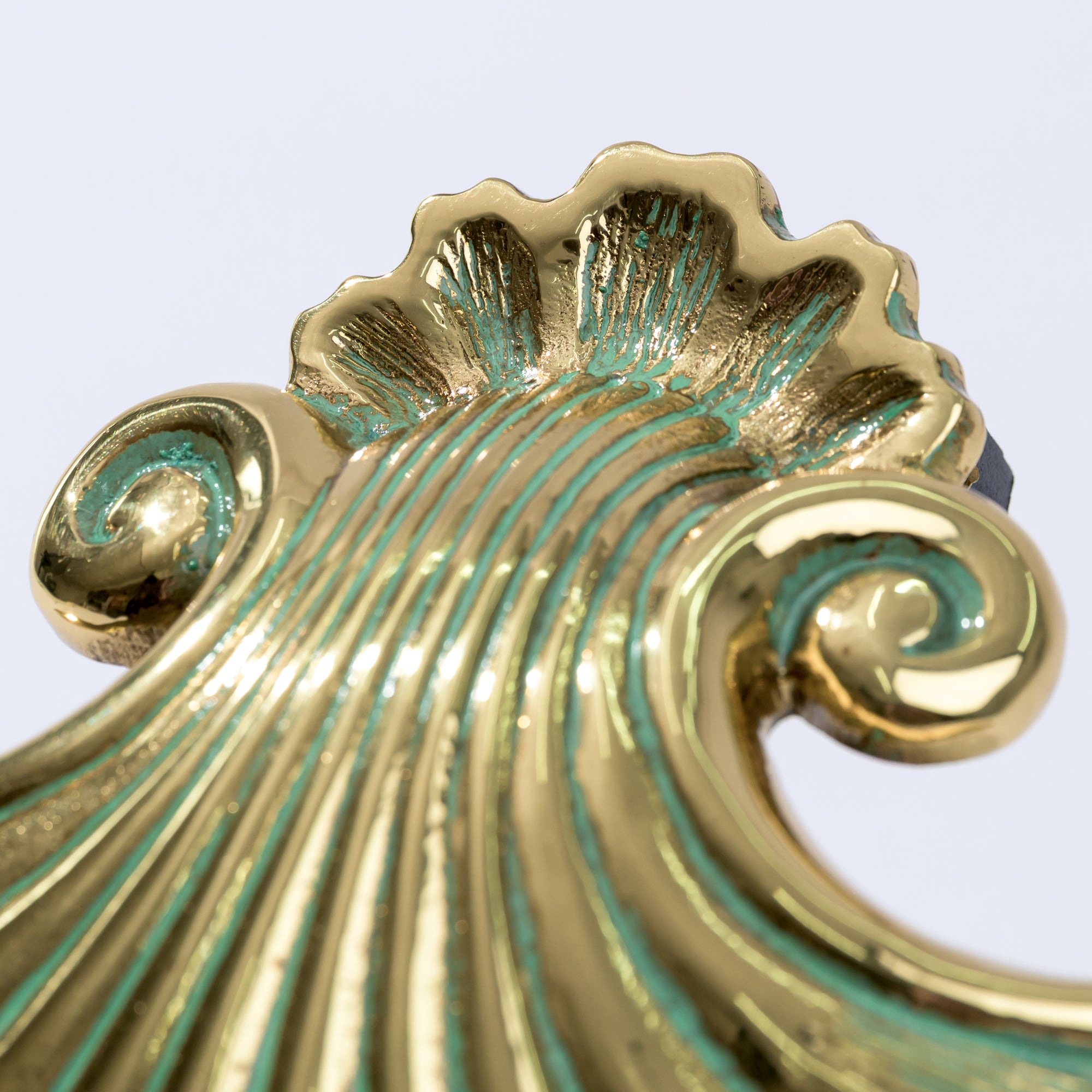 Tidewater Shell Door Knocker Hand Chiseled