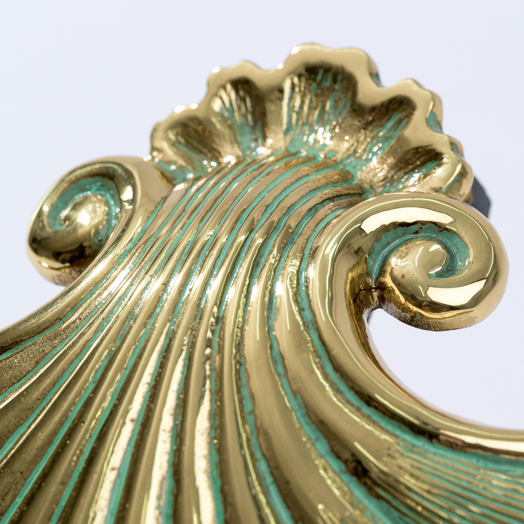 Tidewater Shell Door Knocker Hand Chiseled