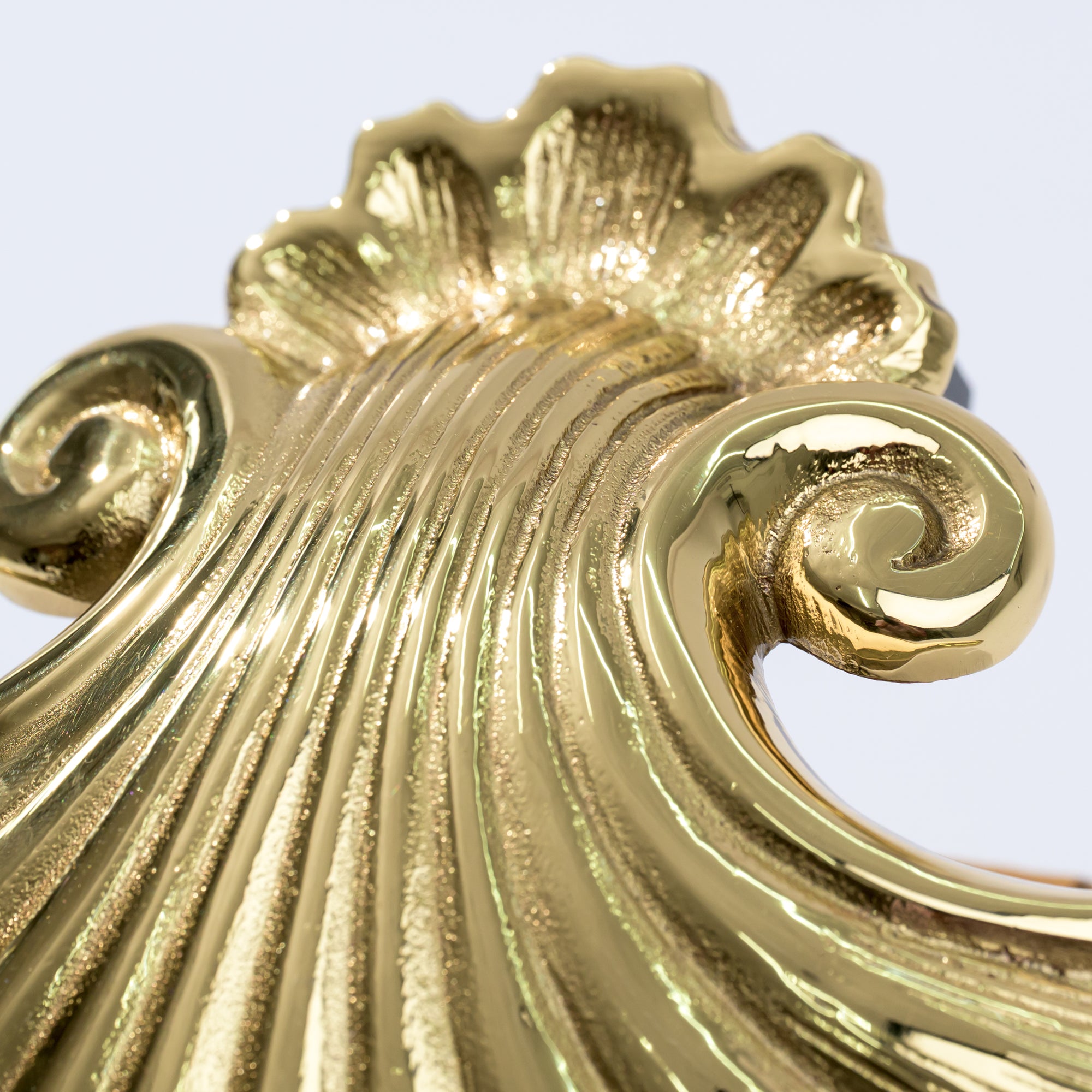 Tidewater Shell Door Knocker Hand Chiseled
