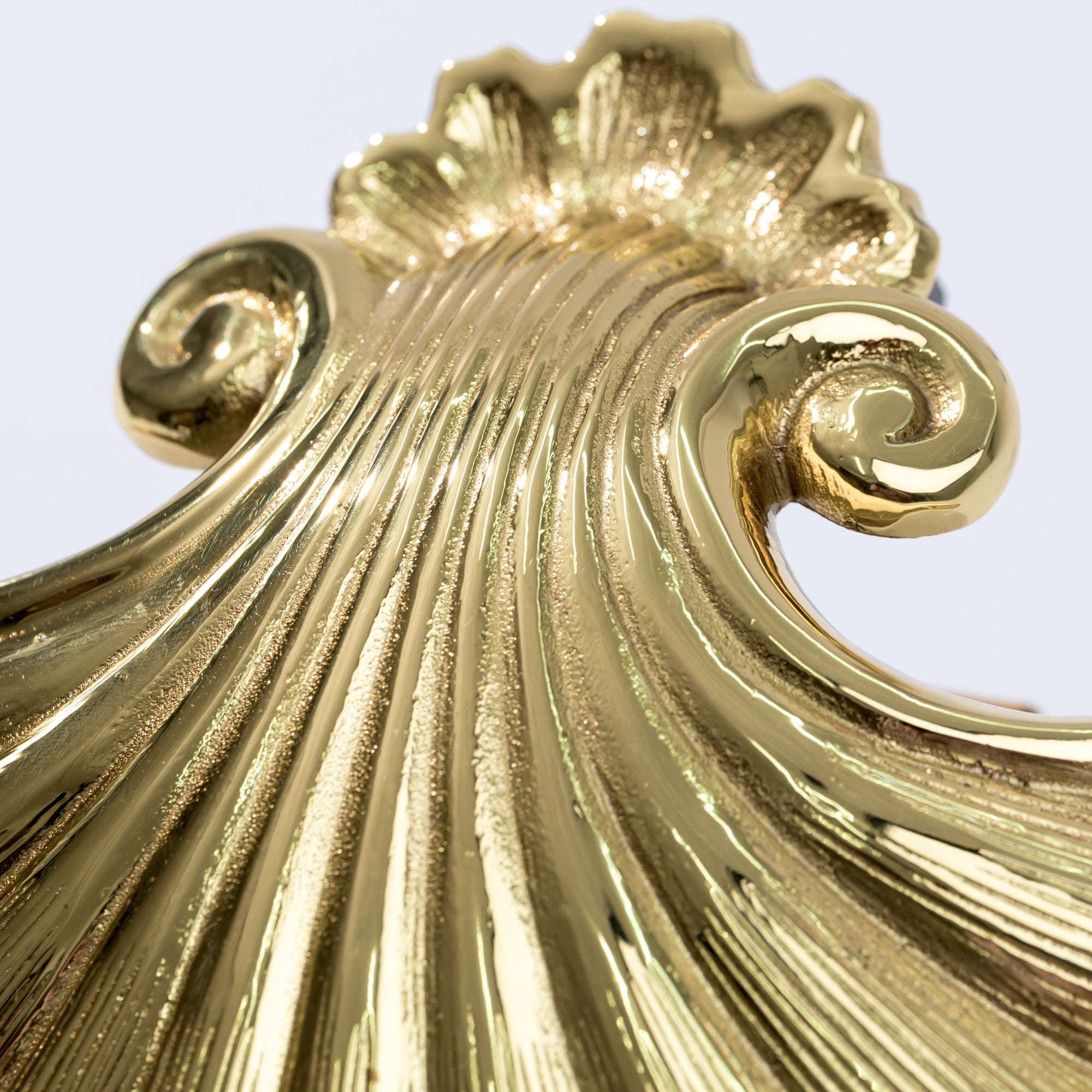 Tidewater Shell Door Knocker Hand Chiseled
