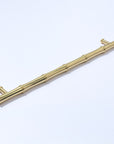 Bute Bamboo Brass 15 inch Center to Center Appliance Pull