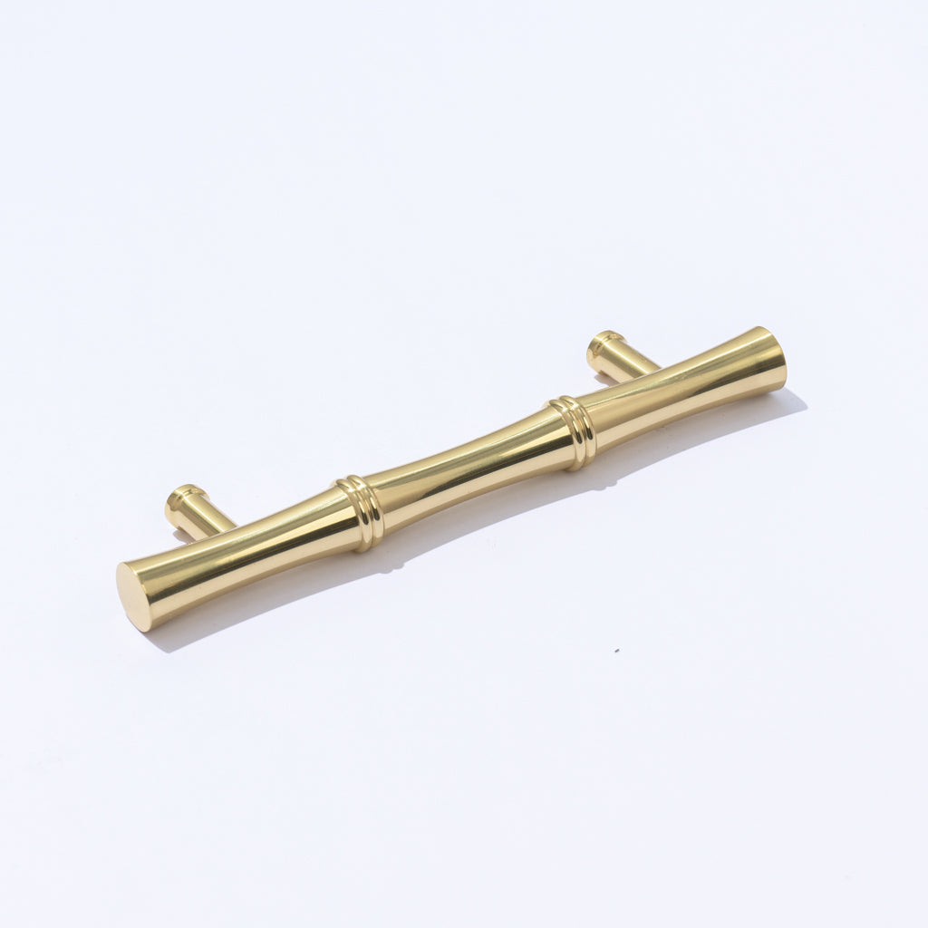 Bute Bamboo Brass 5 inch Center to Center Pull