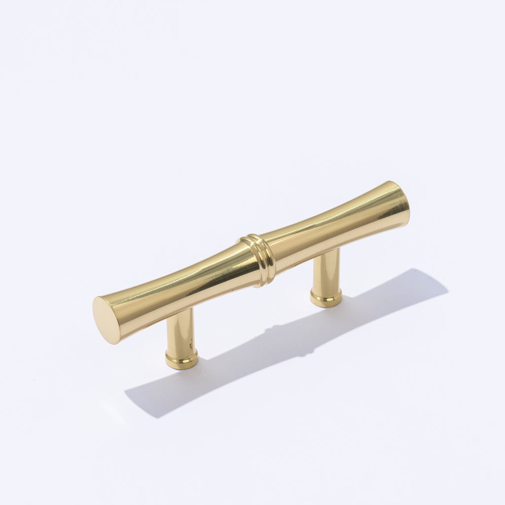 Bute Bamboo Brass 2.5 inch Center to Center Pull