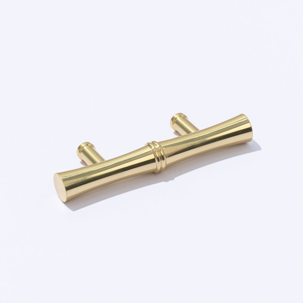 Bute Bamboo Brass 2.5 inch Center to Center Pull