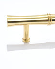 Bute Bamboo Brass 15 inch Center to Center Appliance Pull