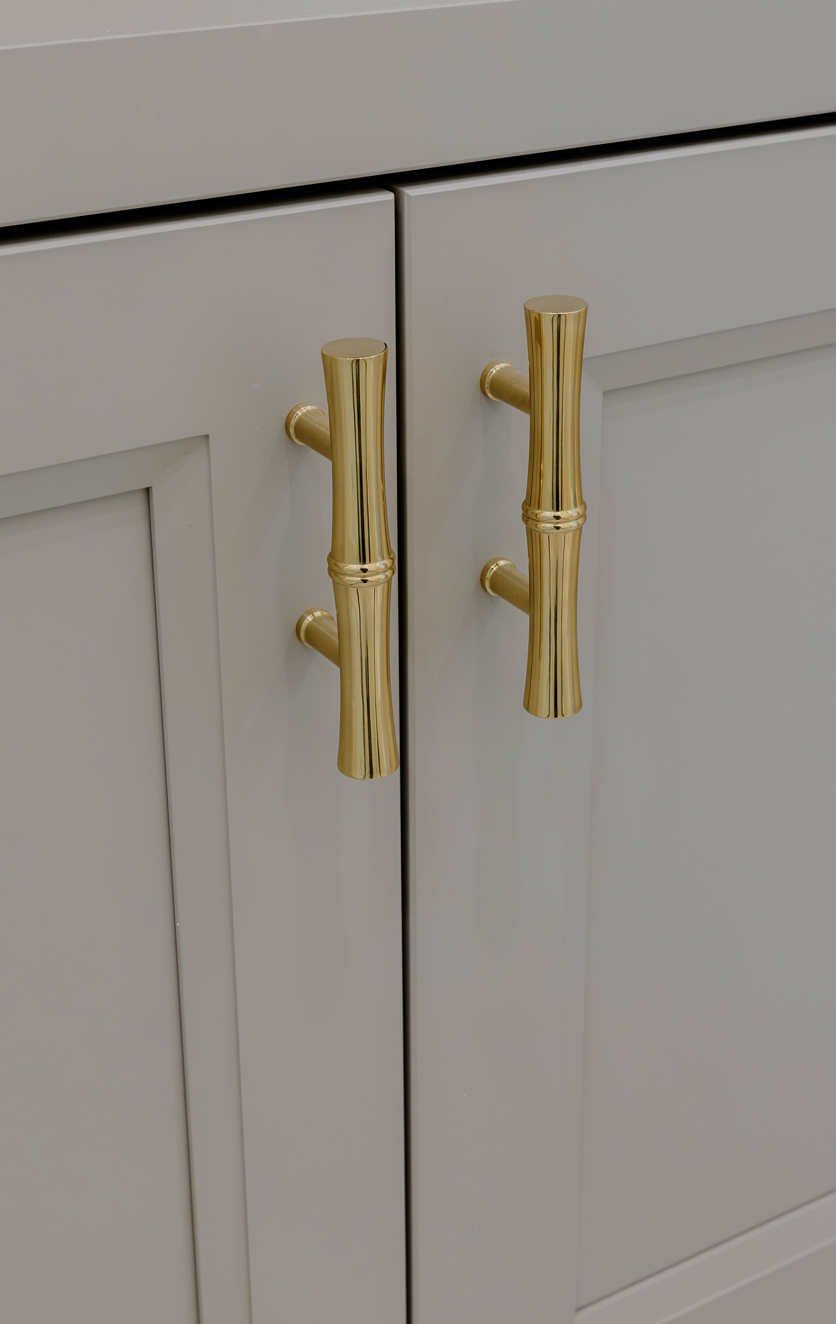 Bute Bamboo Brass 2.5 inch Center to Center Pull