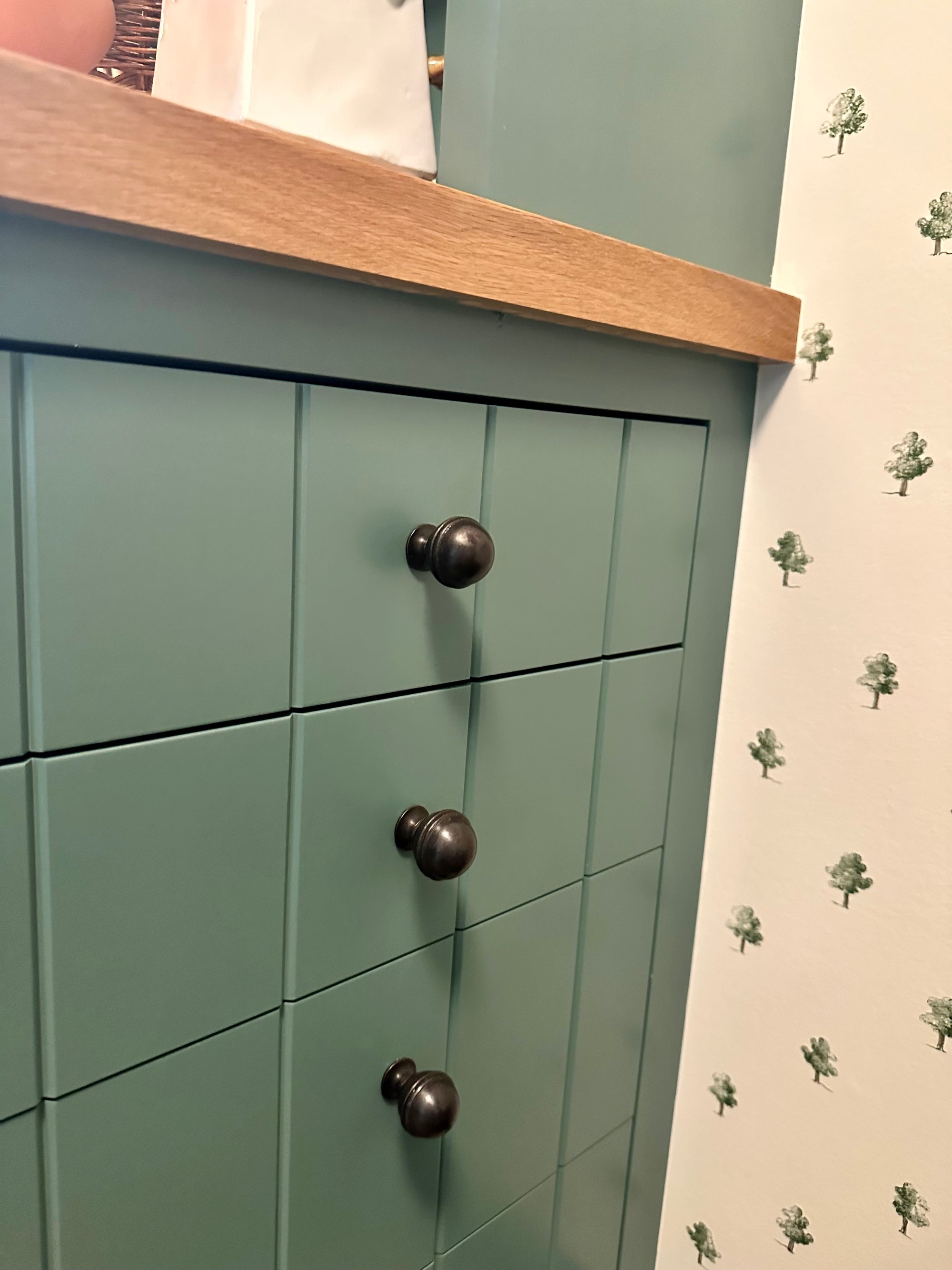 Bute Bamboo Bronze Round Knob