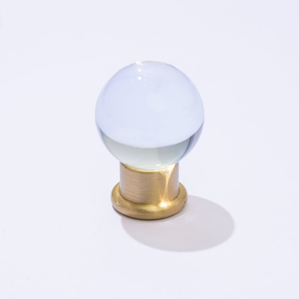 The Edit Round Ball Lucite Knob