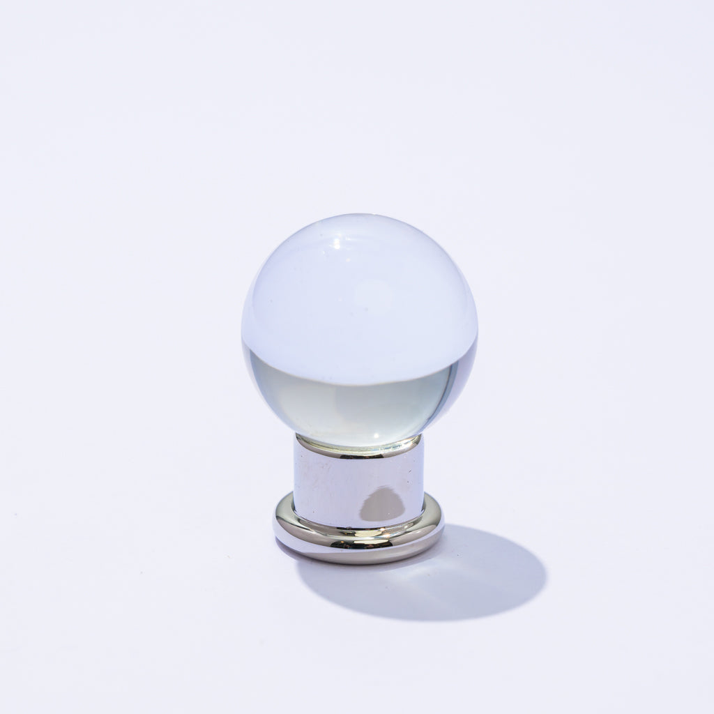The Edit Round Ball Lucite Knob